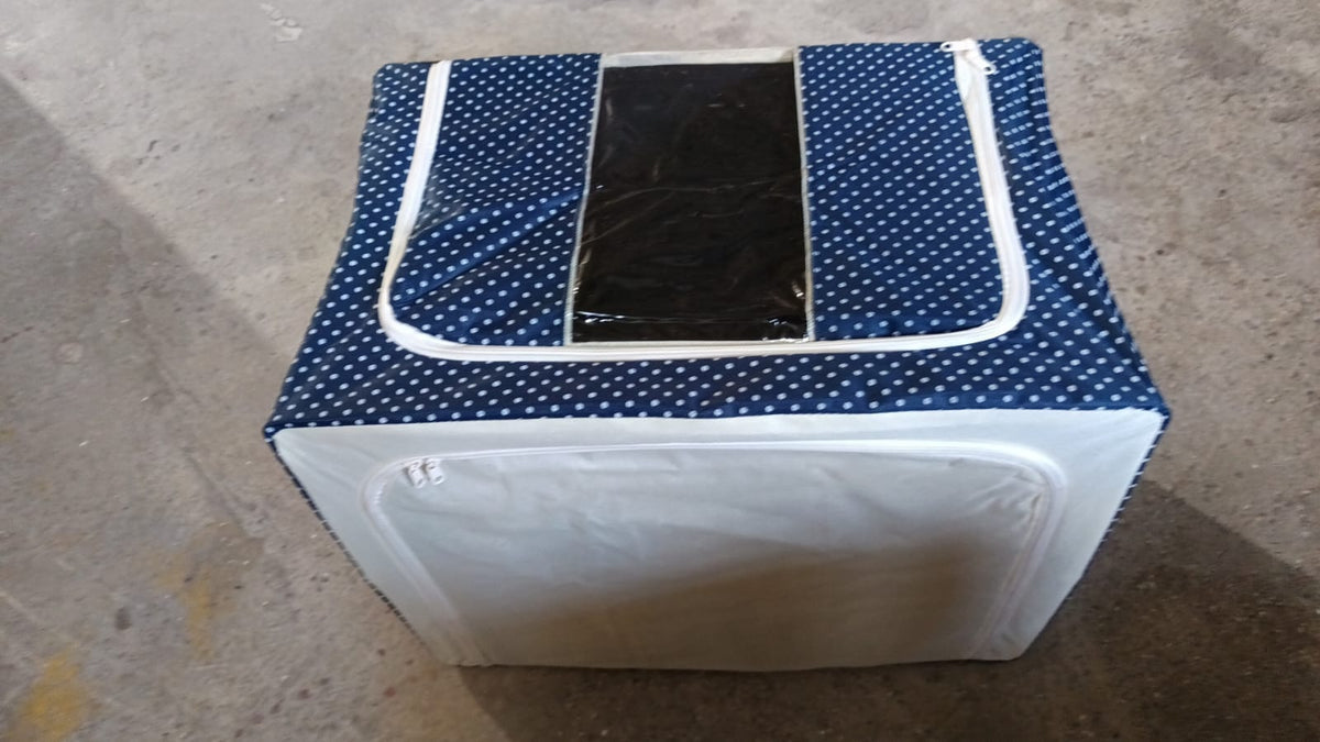 Containzio™️Foldable Steel Frame Clothes Organizer Bag