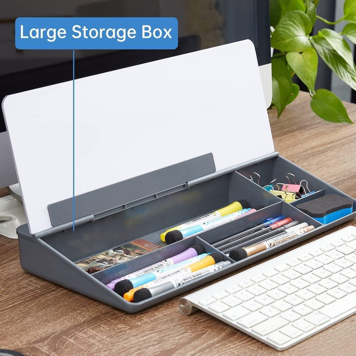 4-in-1 Storage Desk Board