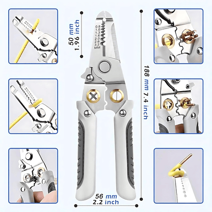 GripLoxio™ Multi-functional Wire Stripper & Cutter